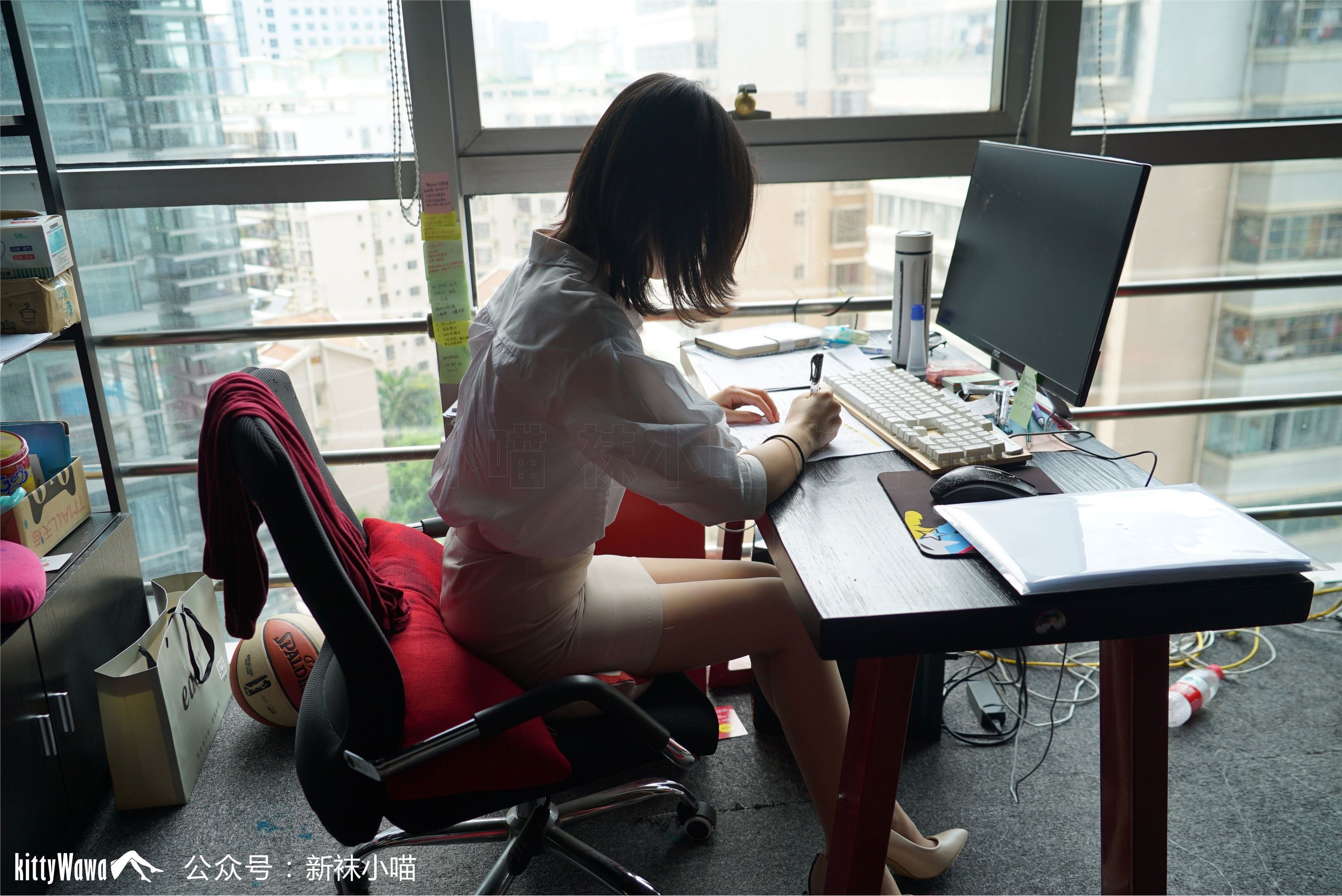 kittyWawa袜小喵故事集  KTS014 加班